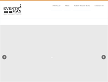 Tablet Screenshot of eventsman.com